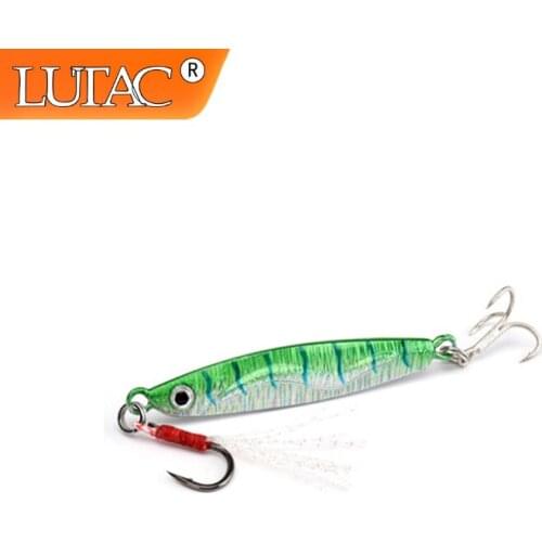 Lutac Jig Lead Fishing Lure Sinking Pesca 50mm 7g Artificial Tackle Wobblers