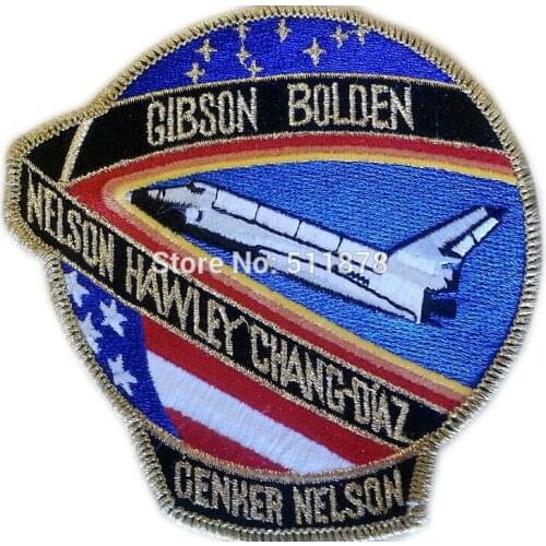 4.3" SPACE PROGRAME ORIGINAL USA CLOTH DR WHO ACE TV Movie Series Halloween Costume Embroidered iron on patch TRANSFER