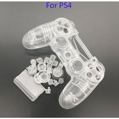 Transparent Replacement Housing Front Shell Part Controller Protector for PlayStation 4 PS4 JDS-001 Controller