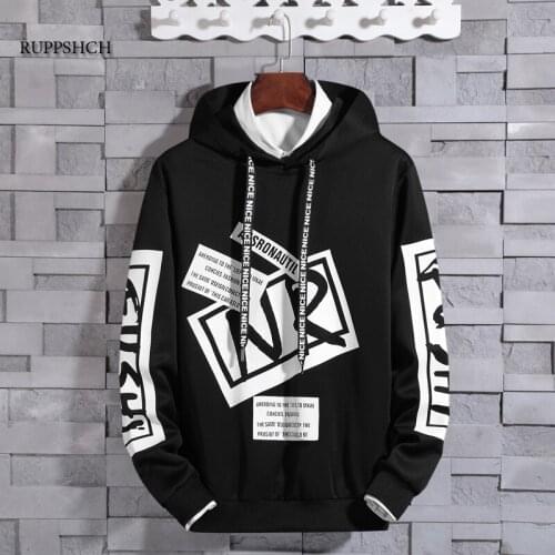 RUPPSHCH Mens Camouflage Hoodies