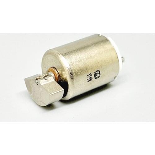Cylindrical Mini Vibrator Strong Vibration Force DC 3V 716 Coreless Vibration Motor with Plastic Sleeve for Diy Massager (used)