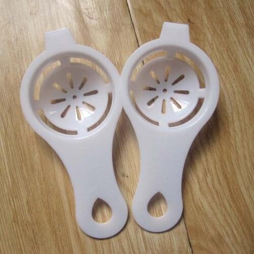 Egg White Separator Egg Separator Brand New Plastic Pure White No Smell DIY Baking Tools Convenience Kitchen