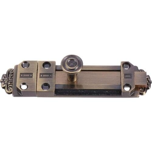 Retro Vintage European Alloy Slide Door Bolt Barrel Latch Gate Security Locks