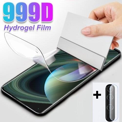 Full Cover Hydrogel Film Screen Protector For Redmi Note 8 9 9S Pro Max Protective Xiaomi Mi Note 10 Lite 9T Pro 9 SE Not Glass