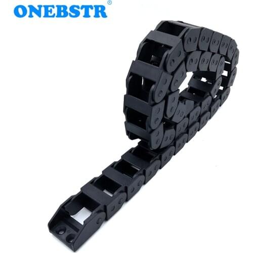 1 Meter 18x25mm Transmission Drag Chain Wire Carrier Cable Bridge Non Opening Towline For CNC Router Machine Tools Free Shipping