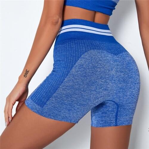2020 New Women Seamless Shorts Fitness Push Up High Waist Biker Short Breathable Quick Dry Comfortable Casual Femme Shorts