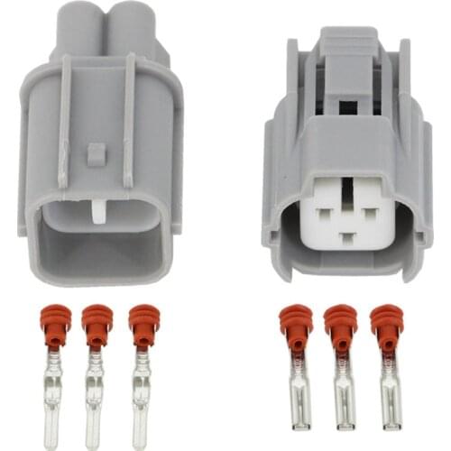 5 Sets DJ7038-2-11/21 3 Pin Female And Male Auto Car Connector Automotive Plug Camshaft Sensor Socket For Toyota 3P