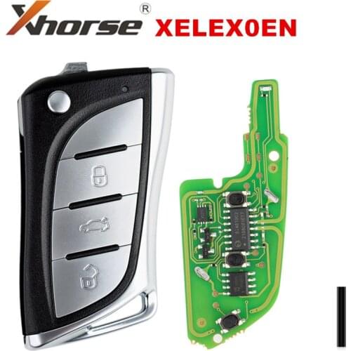 5PCS/LOT Xhorse XELEX0EN Super Remote Flip 3 Buttons for Toyota/Lexus Type with Super Chip Inside