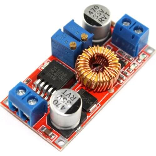 5pcs XL4015 Buck Converter DC-DC Constant Voltage Regulators Current Step Down Power Supply Board Charger 5V-32V - 0.8V-30V 5A