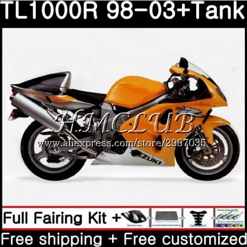 +Tank For SUZUKI TL1000R 1998 1999 2000 2001 2002 2003 38HC.16 TL1000 R Light orange TL 1000 R 1000R 98 99 00 01 02 03 Fairings