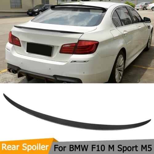 F10 Carbon Fiber Rear Trunk Spoiler for BMW 5 Series 518d 520i 525d 530i 535i 550i Boot Wing 2010 - 2016