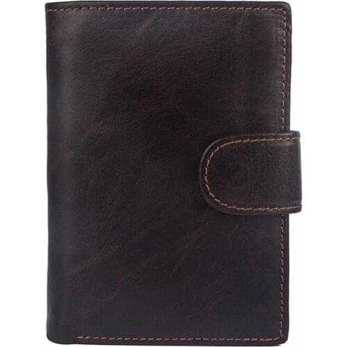 Multifunction Genuine Leather Wallet Men High Capacity Card Holder Luxury Purse Organizer Money Storage Passport Holder Coin