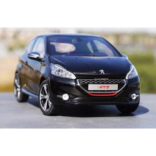 1/18 Metal alloy die-casting simulation car model Peugeot 208 GTI 2013 adult collection Toys for children Family display