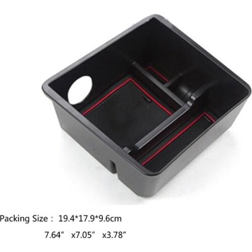 Tesla Model 3/Y Armrest Organizer Storage Tray Car Interior Box Compartment for Place USB Cable Phone Key Card Y4UA