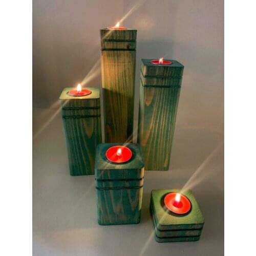 Natural Wooden candle Holder candlestick Table Doorway Ornament Corner Ornament candle and candlestick свеча и подсвечник vela y candelero