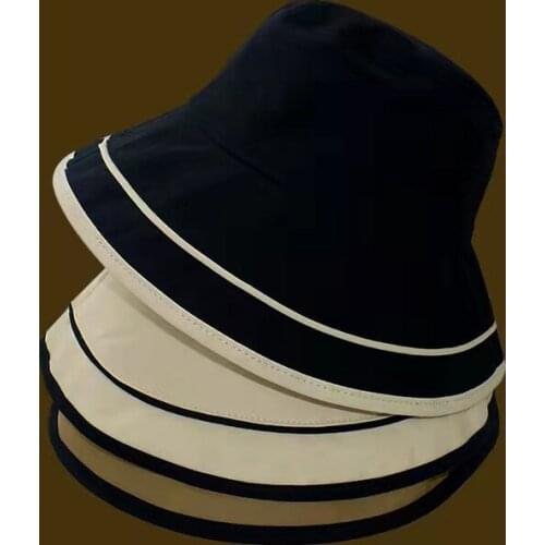 The net red person shows the face small fisherman cap the girl summer sun shade big brim sun cap big head hat Free Shipping