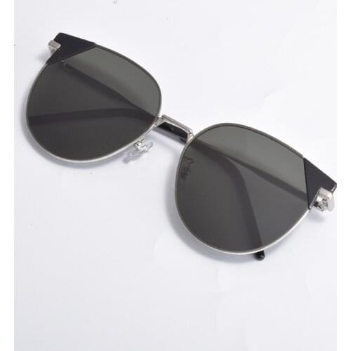 GM fashion brand metal frame Cat eye women men Sunglasses gentle mimichic Polarized UV400 lens Sun glasses for women men