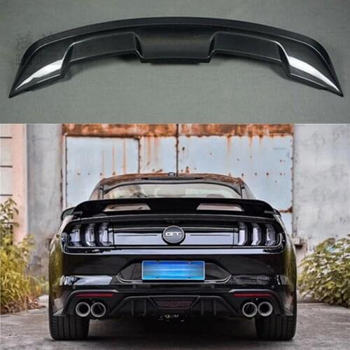 For ford mustang spoiler GT500 style High qualityCarbon fiber wing trunk spoiler 2015 2016 2017 2018 2019