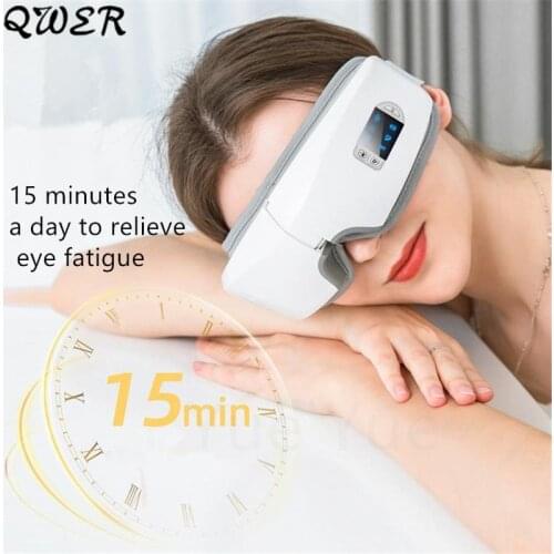 4D Smart Bluetooth Vibration Eye Massager Electric Eyesight Eye Care Instrument Hot Compress Soothing Eye Fatigue Massage Glasse