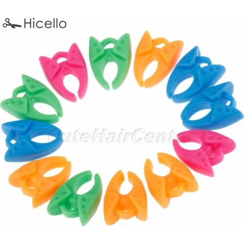 12pcs Silica Gel Bobbin Clips Silicone Fixed Machine Bobbin Thread Clamp 3.1*2.2cm Sewing Accessories Hicello
