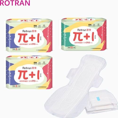 3Packs Rotran Napkin Women Menstrual Pads Panty Liners Cotton Tampon Period Use
