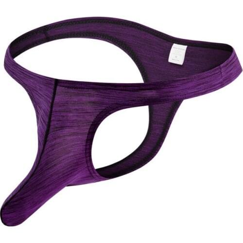 3Pcs Best Sexy new T panties Mens Underwear Thongs Summer Men T pants Ice Transparent Low Waist Sexy Panties Gay Seamless Silkly