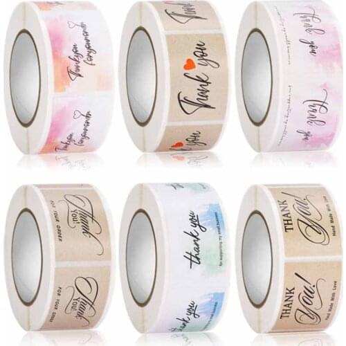 350Pcs Pink "Thank You for Your Order" Stickers for Supporting Business Gift Package Decoration Seal labels Stationery Sticker