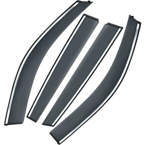 4PCS Front Car Window Wind Sun Rain Visor Deflectors Tinted Shield For Lexus NX200t NX300h LX570