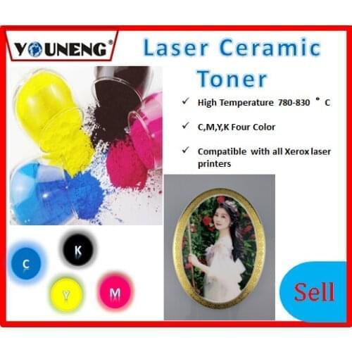 800 degree high temperature color ceramic toner powder Compatible For Ricoh and Xerox model vitrotype Print