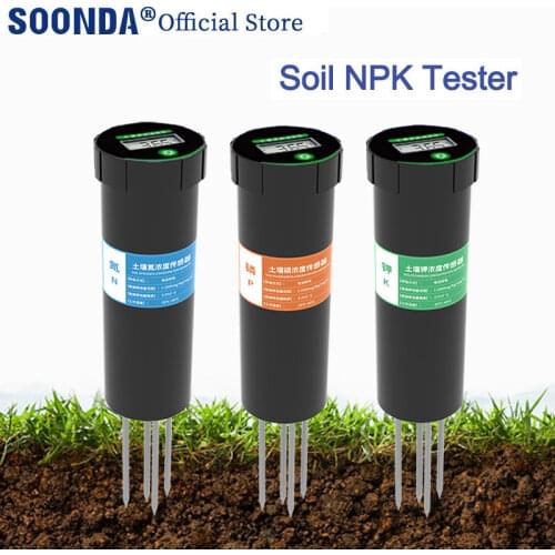 Digital Soil NPK tester Soil Nitrogen Phosphorus Potassium Detector Rapid Soil Fertility Tester Meter NPK Measuring instrument