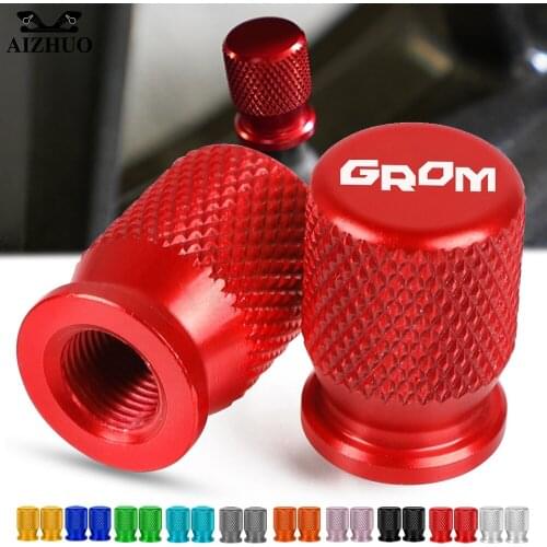 CNC Aluminum FOR HONDA GROM MSX125 MSX 125 2014-2017 2016 2015 Tire Valve Wheel Tyre Air Port Cover Cap Motorcycle Accessories