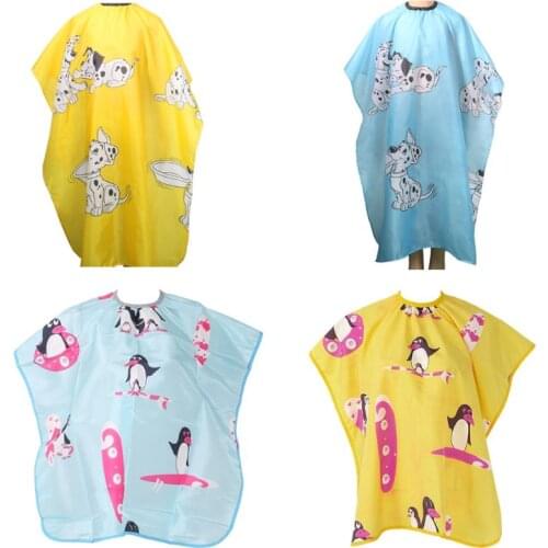 Colorfulife Child Hair Cutting Waterproof Cape Barber Kids Hairdressing Cloth