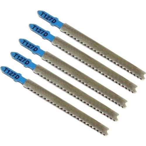 5pcs HCS T127D Curved Jigsaw Blades For Aluminium Metal Cutting 100mm Length