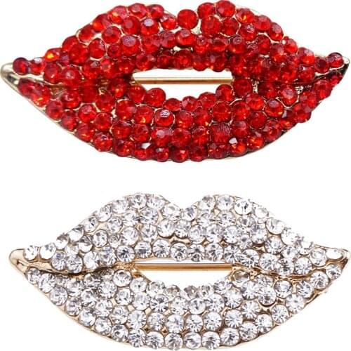 JOCESTYLE Brooches Lips For Clothes