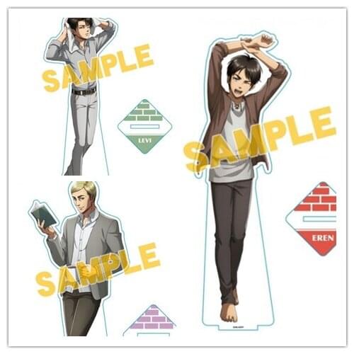 Anime Attack on Titan Rival Ackerman Collection Triangle Desk Decor Cosplay Gifts Cute Acrylic Stand Figure Model Plate Cartoon