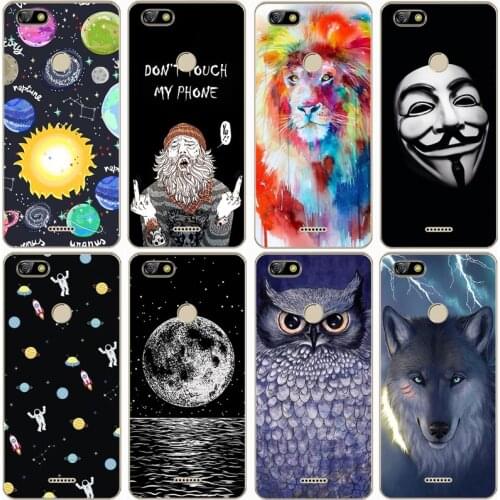 Fashion Soft silicone TPU Back Cover For BQ 5500L ADVANCE Phone Funda Case For BQ 5500L Advance Cute Cartoon Case