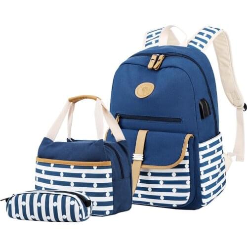 Fashion Backpack Women Leisure Back Pack Ladies Knapsack Casual Travel Bags School Girls Canvas Bagpack Laptop bag