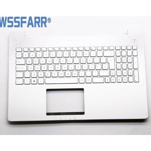 Original for ASUS N550 N550JV N550J N550X keyboard with palmrest UK Version silver