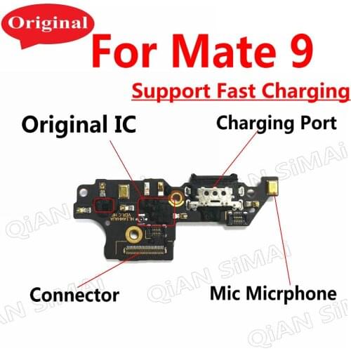 New For Huawei Mate 9 Mate9 USB Charging Charger Port Dock Connector Flex Board & Microphone Repair Parts