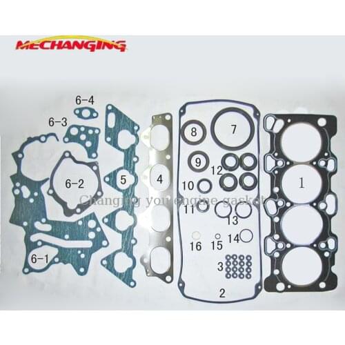 4G63 4G63K FOR MITSUBISHI GALANT V SPACE WAGON PROTON PERDANA 2.0 i SOHC 16V Engine Parts Full set Engine Gasket 50139500