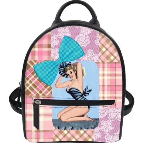 Ballet girl Print Bagpack Custom patterns Womens luxury backpacks Casual Anti Theft Backpack for ladies travel backpack