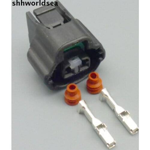 Shhworldsea 2 Pin car Automotive Plug Wiring Connector 7283-7526-30 For Lexus Toyota VVT i Solenoid Connector 1JZ 2JZ 1UZ 3UZ