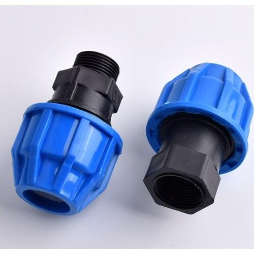 1Pc Hi-quality PPR PVC PE Female Male Thread Direct Quick connector Water Pipe Connectors Plastic joint Agricultural Accessories