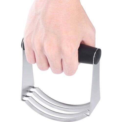 1 pc Hot Selling Butter Blender Stainless Steel Baking Dough Cutter Professional Pastry Cutter with Blades Kitchen Accessories