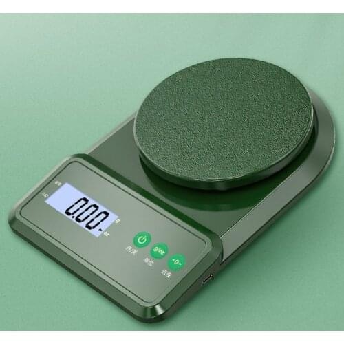 10kg/2kg/5kg Kitchen Scale Digital Weight with Grams and Oz LCD Display Food Scale USB Rechargeable for Cooking Baking