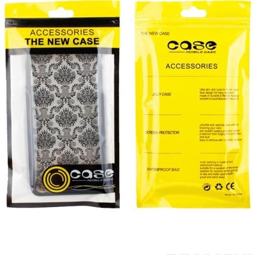 100 pcs Plastic Retail Packing OPP Poly Bag for Cell Phone Case, Retail Package for Mobile Phone case for iPhone 7 7 plus