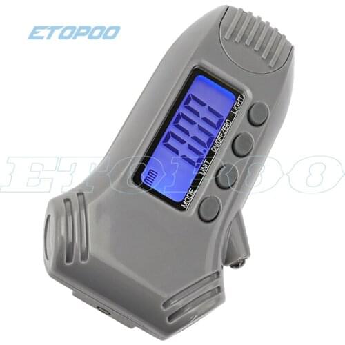 3 In 1 Digital Tyre Tool Pressure Tread Depth Gauge With Light Self-calibrating Tyre Gauge with backlight