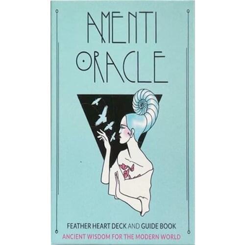 42pcs Amenti Oracle Cards Tarot Party Entertainment Desk Game Cards With English Guidebook