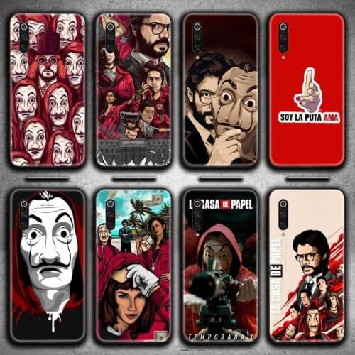 HOTCASHOP Spain TV Money Heist House Paper Phone Case for Xiaomi Mi Note 10 Lite Mi 9T Pro xiaomi 10 10 CC9 Pro