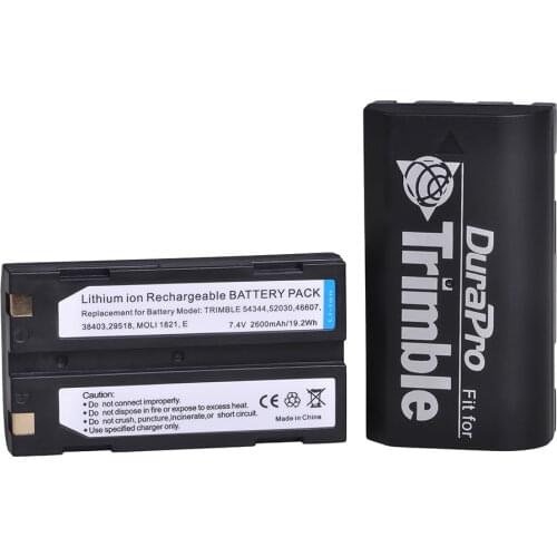 DuraPro 2600mAh D-Li1 Li-ion Battery for Trimble 54344,29518,46607,52030,38403,5700,5800,R6,R7,R8 Replacement Battery
